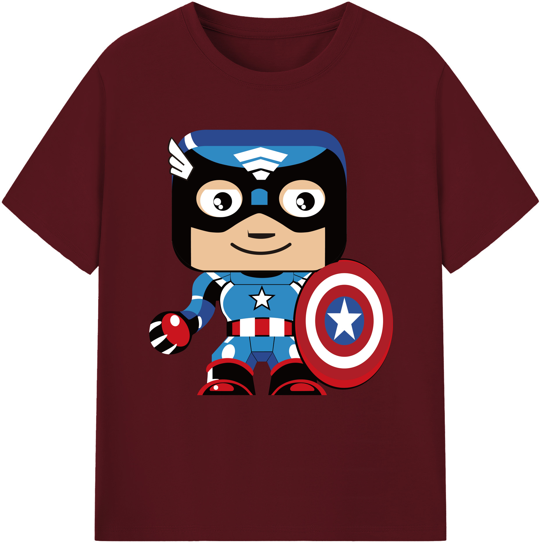（画像用） アベンジャーズ The Avengers 綿100％半袖Tシャツ（フロントプリント）